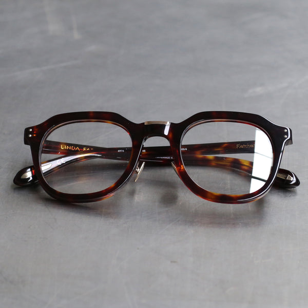 LINDA FARROW LFL1103C6OPT Fletcher dark T-shell glasses